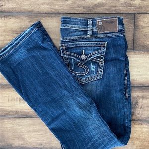 Silver Pioneer Flap Jeans